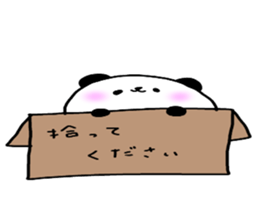 Loosely cute panda sticker #7772582