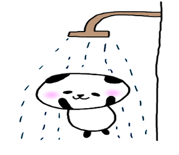 Loosely cute panda sticker #7772583