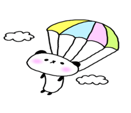 Loosely cute panda sticker #7772584