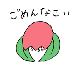 Talking Flower -tulip- sticker #7773001