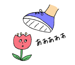 Talking Flower -tulip- sticker #7773020
