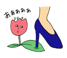 Talking Flower -tulip- sticker #7773021
