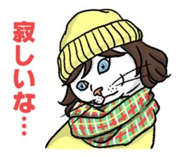 Henshin-cat sticker #7773040