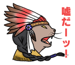 Henshin-cat sticker #7773049