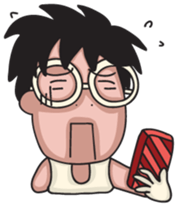 Nerdy Glasses: Nerdy Solo sticker #7773876