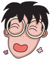 Nerdy Glasses: Nerdy Solo sticker #7773898