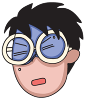 Nerdy Glasses: Nerdy Solo sticker #7773906