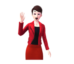 SOMYING working woman sticker #7774348