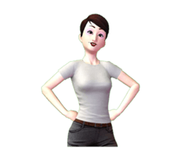 SOMYING working woman sticker #7774356