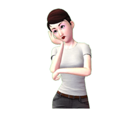 SOMYING working woman sticker #7774358