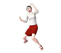 SOMYING working woman sticker #7774364