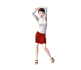 SOMYING working woman sticker #7774366