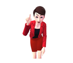 SOMYING working woman sticker #7774368