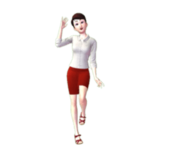 SOMYING working woman sticker #7774369