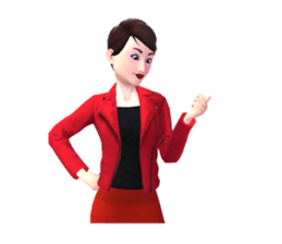 SOMYING working woman sticker #7774374