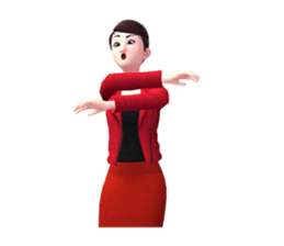 SOMYING working woman sticker #7774375