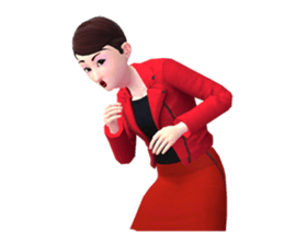 SOMYING working woman sticker #7774376