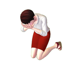 SOMYING working woman sticker #7774381