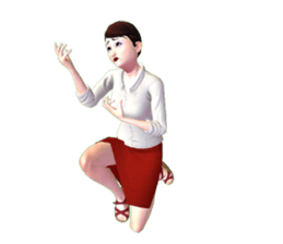 SOMYING working woman sticker #7774382