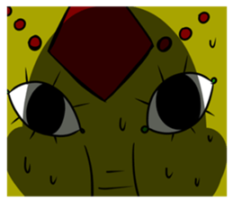 The other side of the door sticker #7774404