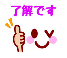 Hand & Face sticker #7774432