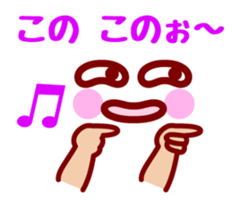 Hand & Face sticker #7774466