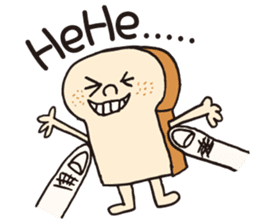 Jasper's Toast Man sticker #7774508