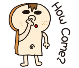 Jasper's Toast Man sticker #7774514