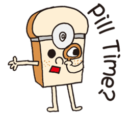 Jasper's Toast Man sticker #7774521