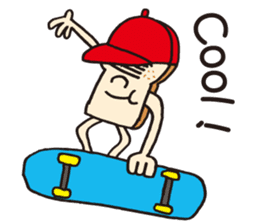 Jasper's Toast Man sticker #7774532