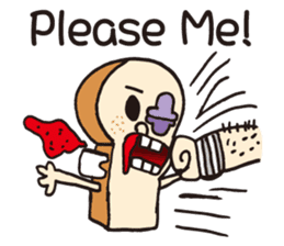 Jasper's Toast Man sticker #7774540