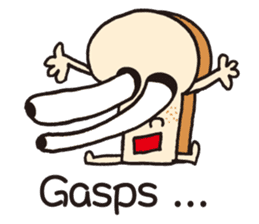 Jasper's Toast Man sticker #7774541