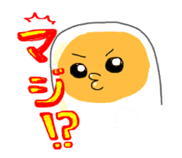 Everyday Fried egg chan sticker #7774801