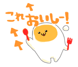 Everyday Fried egg chan sticker #7774804