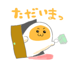 Everyday Fried egg chan sticker #7774806