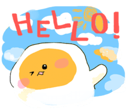 Everyday Fried egg chan sticker #7774817