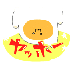 Everyday Fried egg chan sticker #7774825