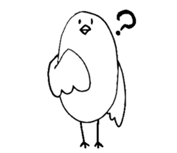 Figure of the bird sticker #7774839