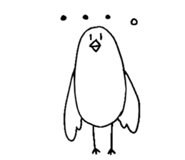 Figure of the bird sticker #7774844