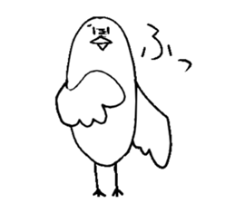 Figure of the bird sticker #7774846