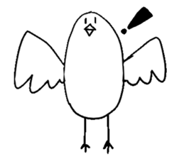 Figure of the bird sticker #7774851