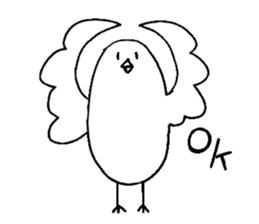 Figure of the bird sticker #7774857