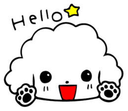 Sweet Poodle sticker #7775108