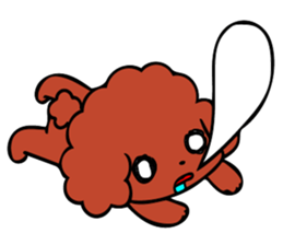 Sweet Poodle sticker #7775128