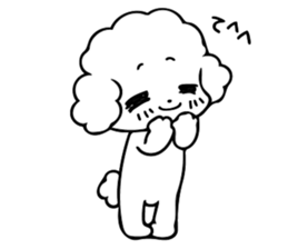 Sweet Poodle sticker #7775141