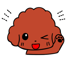 Sweet Poodle sticker #7775144