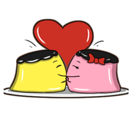 Jun and pudding pudding sauce 2 sticker #7775185