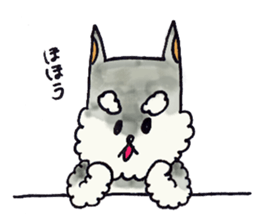 nini of Schnauzer sticker #7775662