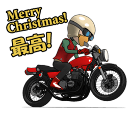 New Year of naked rider sticker #7775835