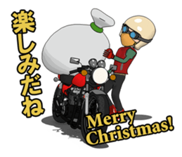New Year of naked rider sticker #7775842